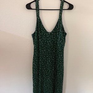 Reformation green dress